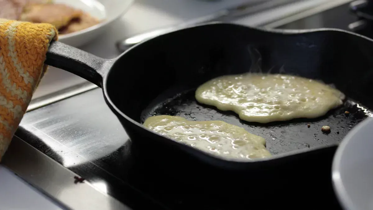 Can you use a cast iron skillet on a regular stove?