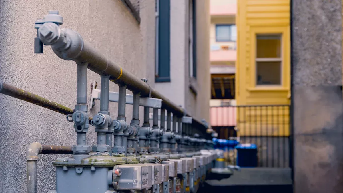 Can you use cast iron for gas lines?