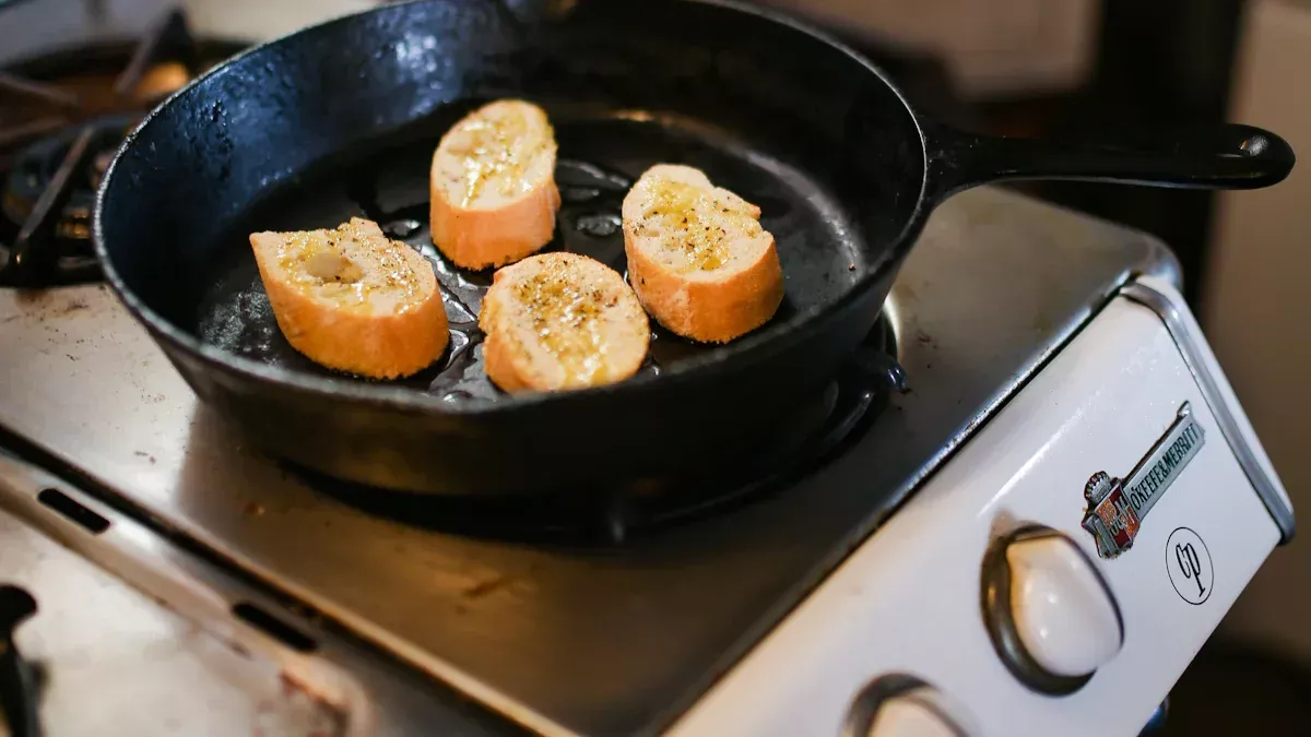 Is cast iron okay on a gas stove?